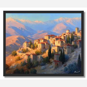 TURKISH HIGHLAND GOLD - FRAMED