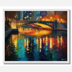 TOKYO RIVER BRIDGE - FRAMED