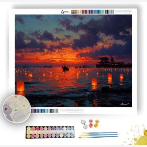 ASIAN HORIZON OF LIGHT - Paint by Numbers Full Kit