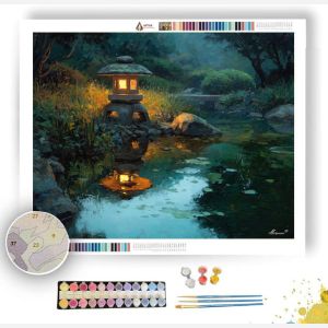 JAPANESE GARDEN MIST - Paint by Numbers Full Kit