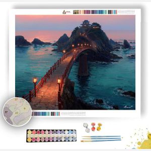 JAPAN COAST BRIDGE - Paint by Numbers Full Kit