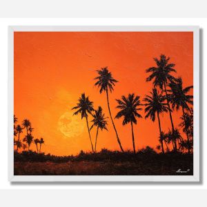 SRI LANKA COAST SUN - FRAMED