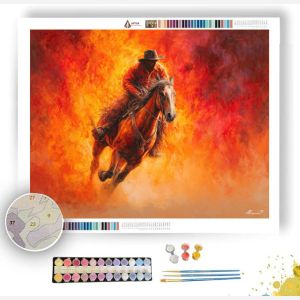RIDERS CHARGE - Paint by Numbers Full Kit