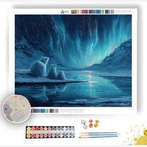 POLAR MOONLIGHT - Paint by Numbers Full Kit