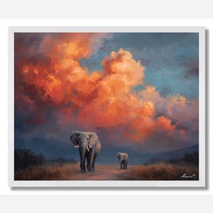 ELEPHANT PATHWAY - FRAMED