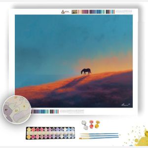 HORSE AND HORIZON - Paint by Numbers Full Kit