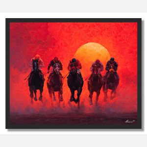 SUNSET RACE - FRAMED