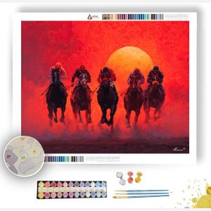 SUNSET RACE - Paint by Numbers Full Kit
