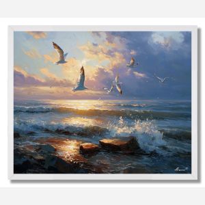 BIRDS OF THE COAST - FRAMED