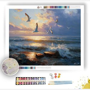 BIRDS OF THE COAST - Paint by Numbers Full Kit