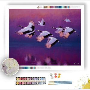 SONG OF THE CRANES - Paint by Numbers Full Kit