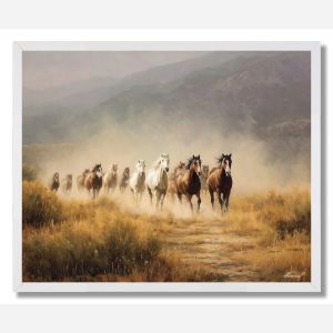 MORNING HERD - FRAMED