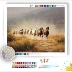 MORNING HERD - Paint by Numbers Full Kit