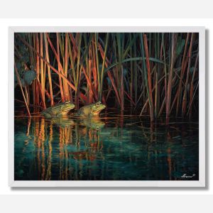 POND WHISPERS - FRAMED
