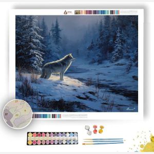 WOLF SONG - Paint by Numbers Full Kit