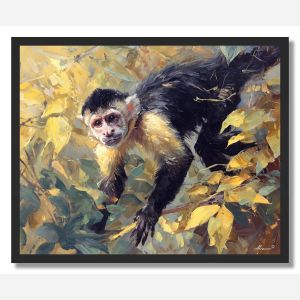 MONKEY IN SUNLIGHT - FRAMED