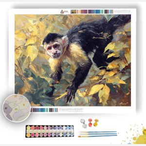 MONKEY IN SUNLIGHT - Paint by Numbers Full Kit