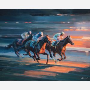 HORSE RACE DUSK