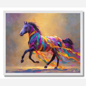 HORSE FESTIVAL LIGHT - FRAMED