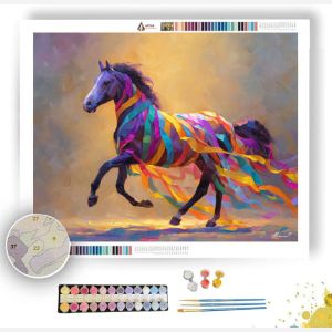 HORSE FESTIVAL LIGHT - Paint by Numbers Full Kit