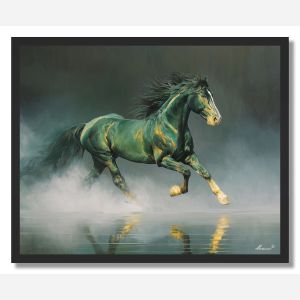 EMERALD STALLION - FRAMED