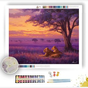 SONG OF THE SAVANNAH - Paint by Numbers Full Kit
