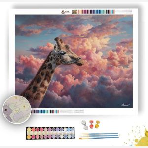 GIRAFFE IN TWILIGHT - Paint by Numbers Full Kit