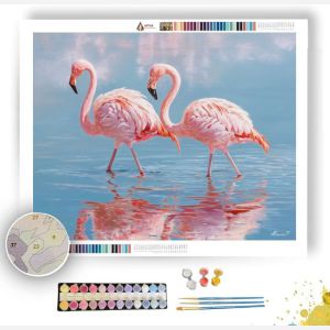 SONG OF FLAMINGOS - Paint by Numbers Full Kit