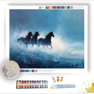 HORSES OF THE SEA - Paint by Numbers Full Kit