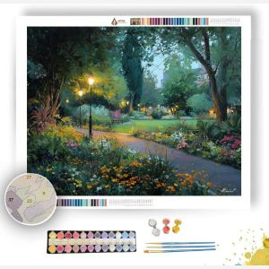 CHRISTCHURCH GARDEN EVENING - Paint by Numbers Full Kit
