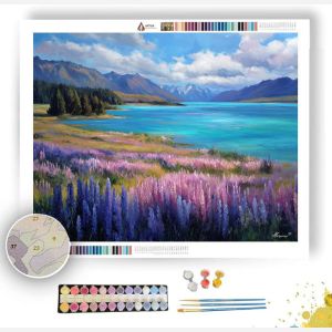 LAKE TEKAPO GLOW - Paint by Numbers Full Kit