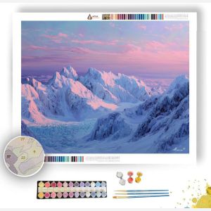 FOX GLACIER LIGHT - Paint by Numbers Full Kit