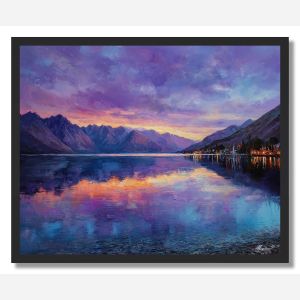 QUEENSTOWN TWILIGHT - FRAMED