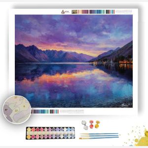 QUEENSTOWN TWILIGHT - Paint by Numbers Full Kit