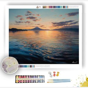 TAUPO LAKE DREAM - Paint by Numbers Full Kit