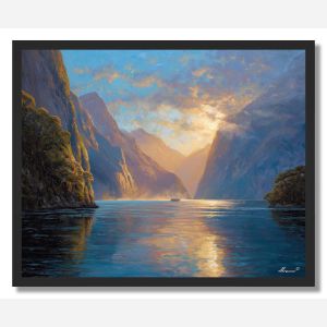 MILFORD SOUND SUNRISE - FRAMED