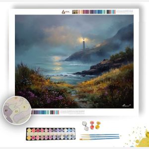 DUNEDIN LIGHTHOUSE HILL - Paint by Numbers Full Kit