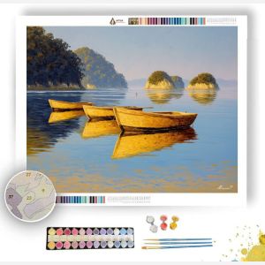 BAY OF ISLANDS REFLECTION - Paint by Numbers Full Kit