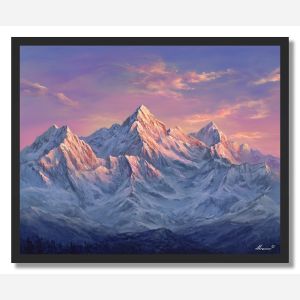 SOUTHERN ALPS DAWN - FRAMED