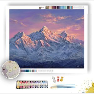 SOUTHERN ALPS DAWN - Paint by Numbers Full Kit