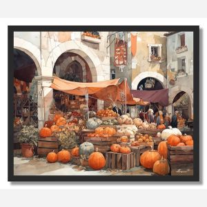 HARVEST MARKET DAY - FRAMED