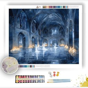 GHOSTLY BALLROOM - Paint by Numbers Full Kit