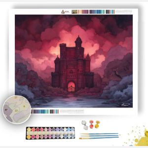 THE CURSED CASTLE - Paint by Numbers Full Kit