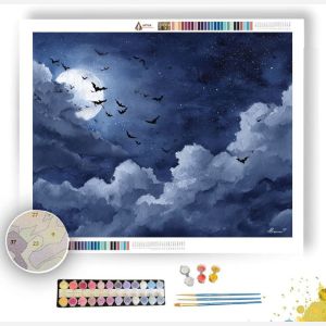 HALLOWEEN NIGHT SKY - Paint by Numbers Full Kit