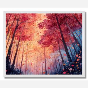 FALL FOREST MAGIC - FRAMED