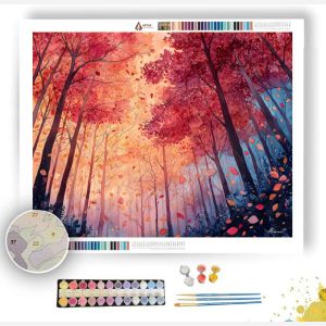 FALL FOREST MAGIC - Paint by Numbers Full Kit
