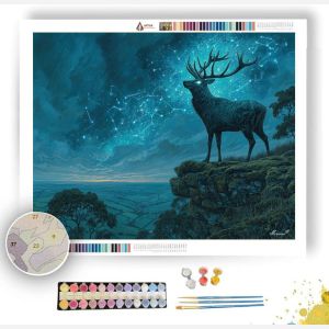 THE NIGHT STAG - Paint by Numbers Full Kit