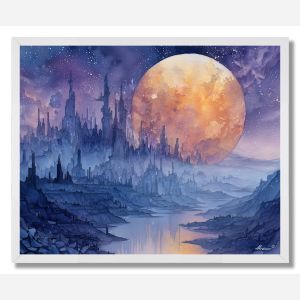 THE SHATTERED MOON - FRAMED