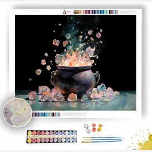 THE CRYSTAL CAULDRON - Paint by Numbers Full Kit