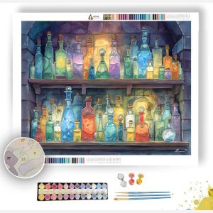 GLOWING POTION ROOM - Paint by Numbers Full Kit